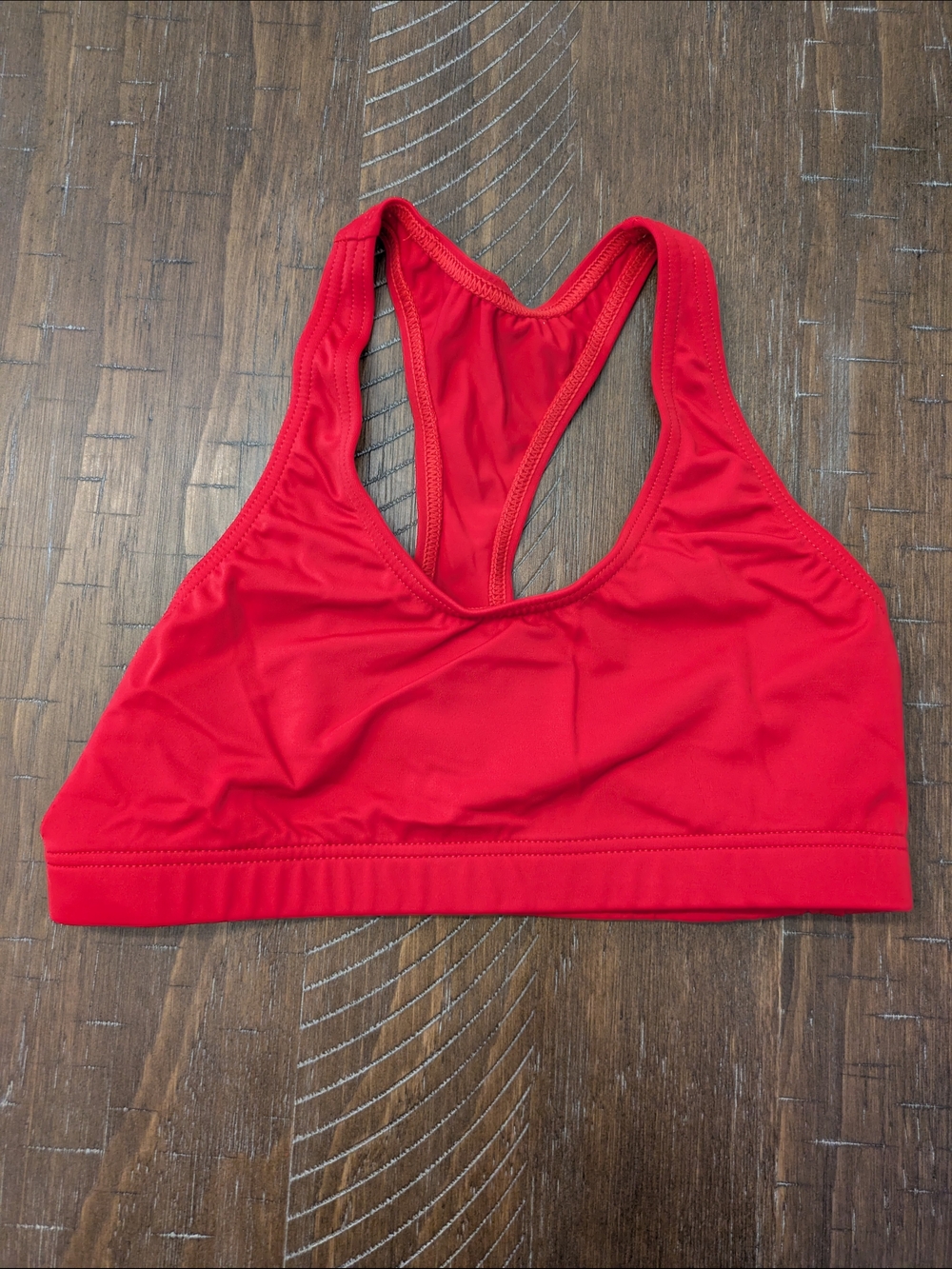 Weissman Red Racerback Sports Bra LC